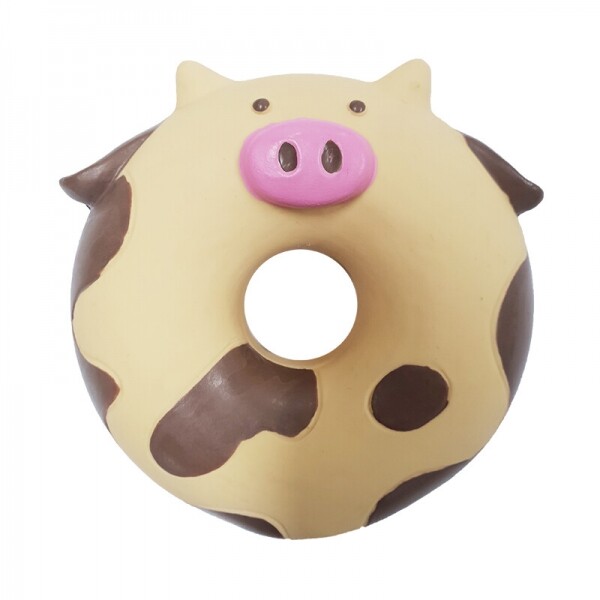 펫도매,[칼리] 도넛 카우 강아지장난감 삑삑이
