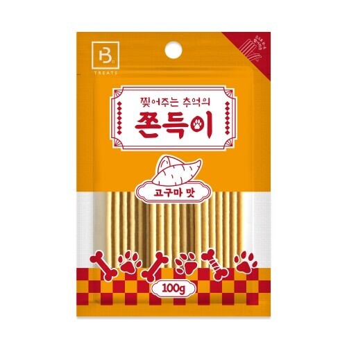 펫도매,【매장】 브리더랩 찢어주는추억의쫀득이(고구마)100g