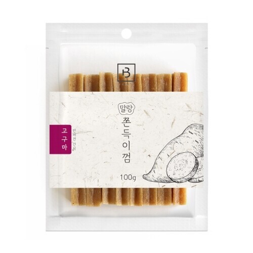 펫도매,【매장】 브리더랩 말랑쫀득이껌(고구마)100g