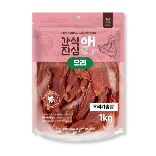 펫도매,[간식애진심] 오리 가슴살 (1kg)