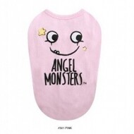[퍼피엔젤] TS585 Angel Monsters 민소매 티셔츠 TS585 (핑크)XS