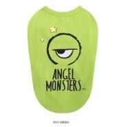 [퍼피엔젤] TS585 Angel Monsters 민소매 티셔츠 TS585 (그린)XS