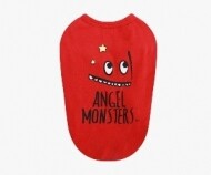 [퍼피엔젤] TS585 Angel Monsters 민소매 티셔츠 TS585 (레드)XS