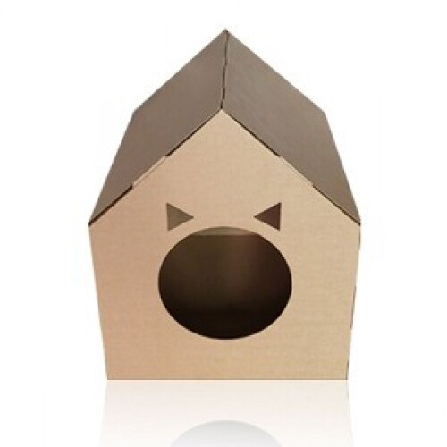 펫도매,네이처펫 종이로 만든 고양이 하우스 숨숨집 사각형