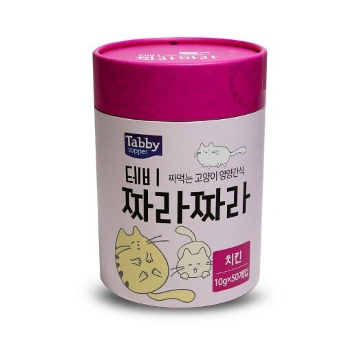 펫도매,테비 짜라짜라(10gX50개)-치킨맛