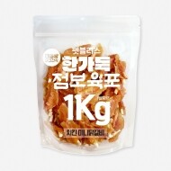 펫블리스 한가득 점보육포 실속포장(1kg/치킨 미니닭갈비)