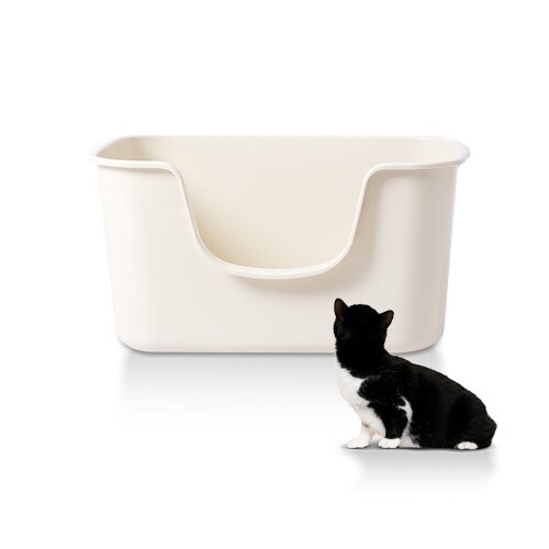 펫도매,네이처펫 어니스트 초대형 고양이 화장실(화이트)