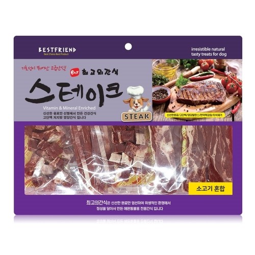 펫도매,[최고의 간식 STEAK] 소고기혼합 (400g)