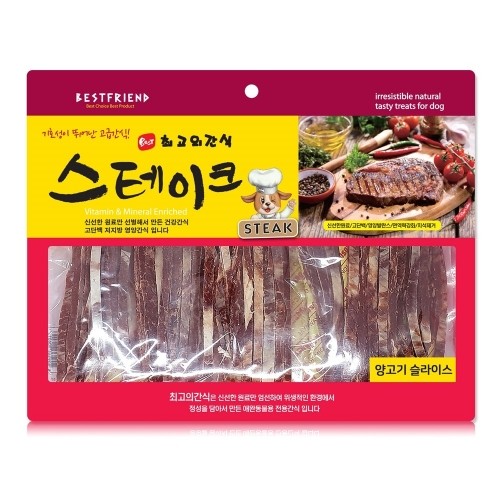펫도매,[최고의 간식 STEAK] 양고기슬라이스 (400g)
