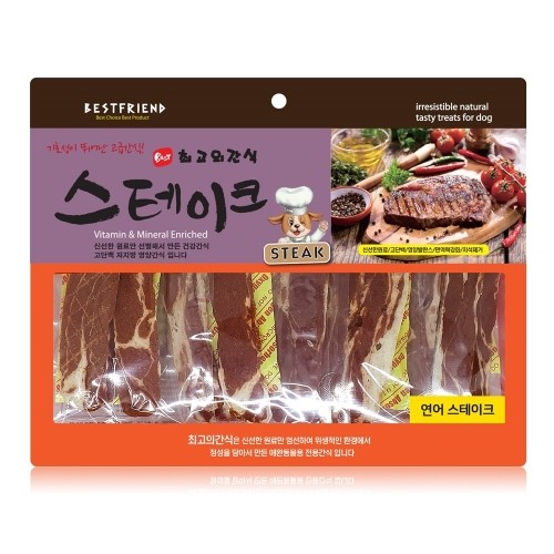 펫도매,[최고의 간식 STEAK] 연어스테이크 (400g)