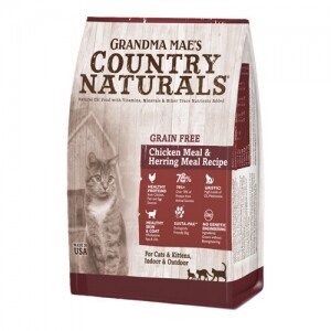 그랜마메이스 고양이사료 컨츄리 캣앤키튼 치킨&청어 건식사료 1.36kg