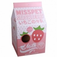 [미스펫] 우유팩 하우스 스크레쳐 (핑크딸기우유)
