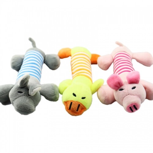 펫도매,행사제품!! (재고소진시까지~) 길쭉이 삼형제 봉제 장난감 - 코끼리
