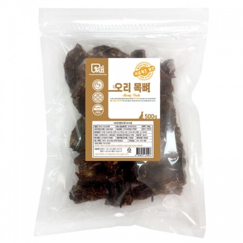 펫도매,[펫나라] 국내산 수제간식 (오리목뼈/500g)