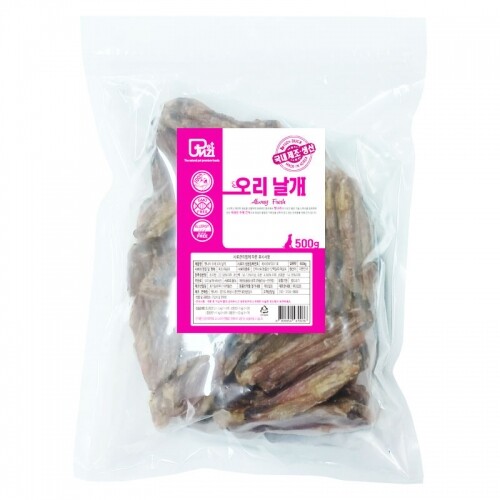 펫도매,[펫나라] 국내산 수제간식 (오리날개/500g)