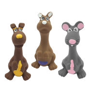 [플라밍고] 라텍스 스키피 1박스(64개) 강아지 장난감 삑삑이