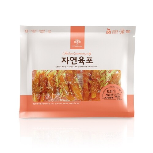 펫도매,[자연목장] 오리가슴살 고구마말이 (300gx10개)