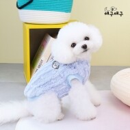 [애구애구] 강아지 겨울옷 댕댕이양털 니트 티셔츠