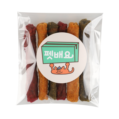 펫도매,연두야스틱 (연어+두부+야채) 강아지 수제간식