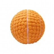 멍시태그 라텍스 강아지 삑삑이 장난감 - 농구공오렌지 1개