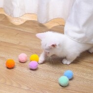 고양이 양모볼 냥모볼 장난감 공 12개입