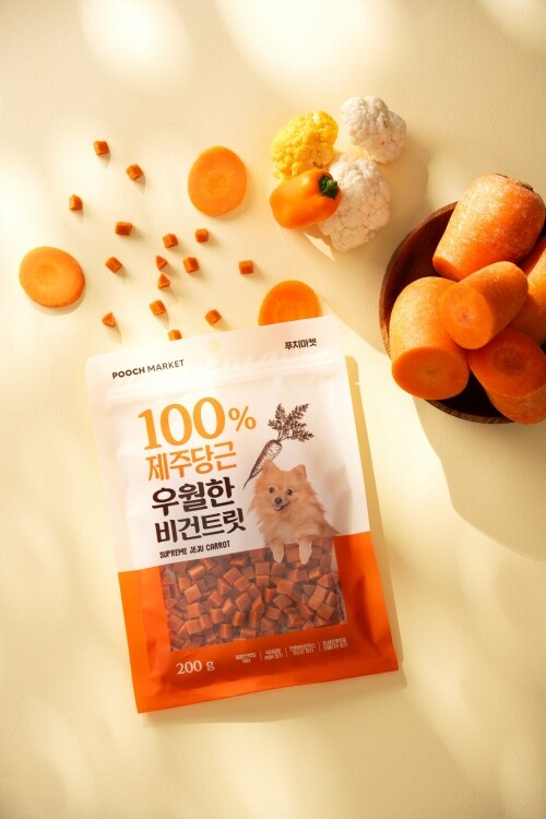 펫도매,푸치마켓 우월한비건트릿 200g 2종(해남고구마맛,제주당근맛)