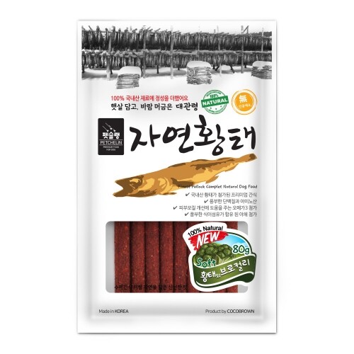 펫도매,[펫슐랭] 자연황태 (황태&브로콜리/80g)