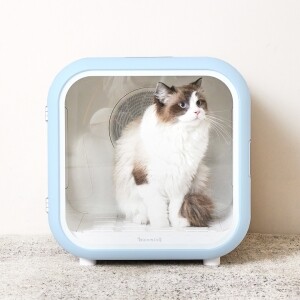 [히밍] 펫 드라이룸 강아지 고양이 드라이기 (블루) [소형견용-7kg이하]
