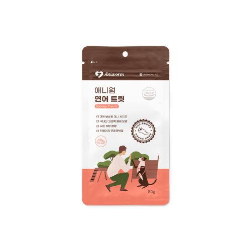 펫도매,[대웅펫] 애니웜 연어트릿 (80g)