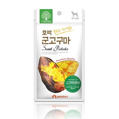 펫도매,[더내추럴] 호박 군고구마 (큐브/50g)