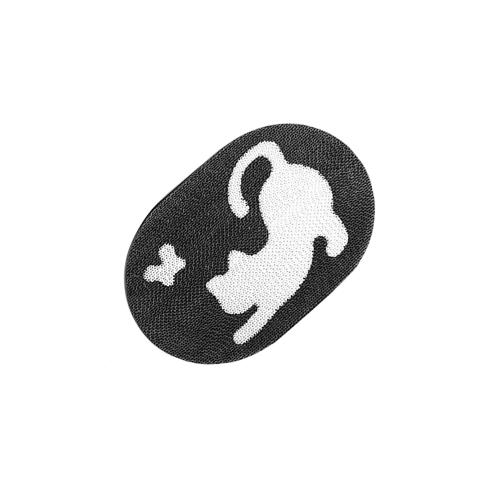 펫도매,[네이처펫]캐릭터 고양이 스크래쳐(고양이와나비/블랙)
