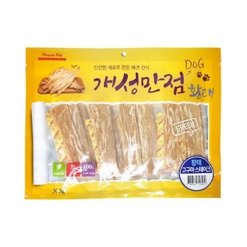 펫도매,개성만점 (황태+고구마스테이크/300g)