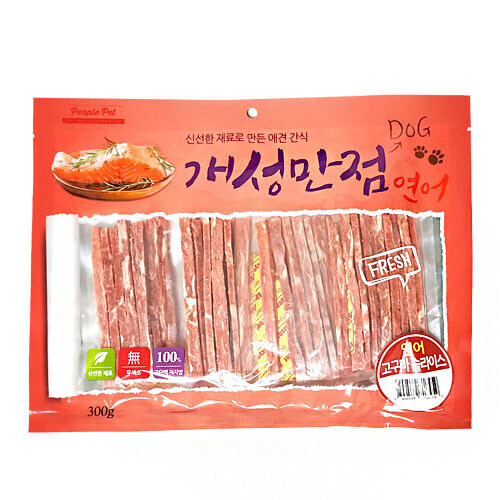 펫도매,개성만점 (연어+고구마슬라이스/300g)