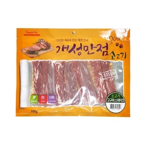 펫도매,개성만점 (소고기+고구마스테이크/300g)