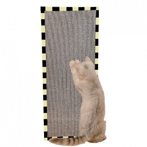 펫도매,[로위드]고양이 체커보드 스크래쳐 평판60cm(인터넷7000원미만판매금지)