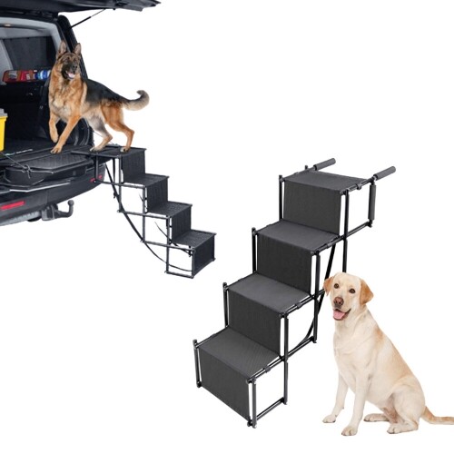펫도매,바바펫 캠핑 차박용 튼튼한 휴대용 강아지 계단