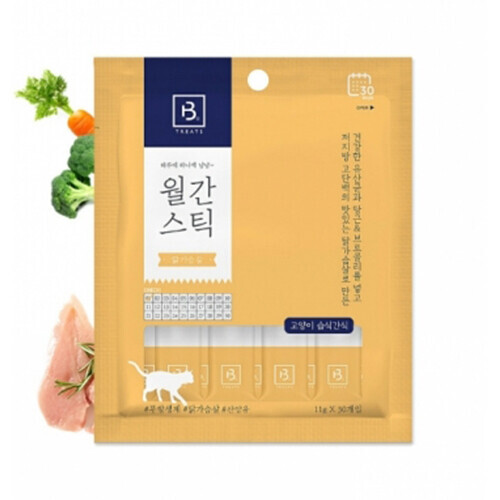 펫도매,[브리더랩] 월간스틱 (닭가슴살/11gx30개입)