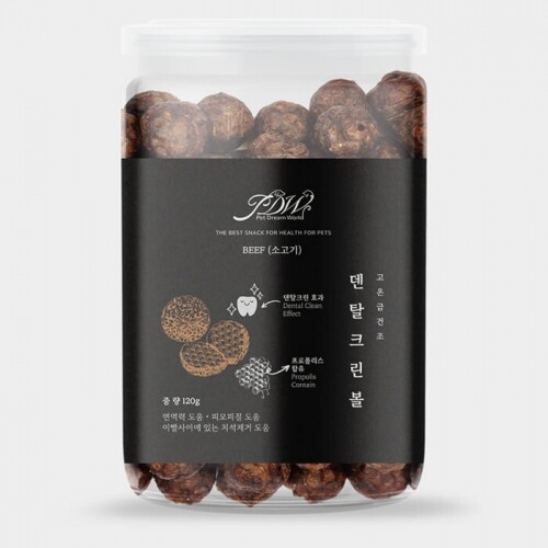 펫도매,[덴탈크린볼] 소고기 120g