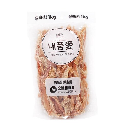 펫도매,내품애 1kg 간식 숯불꽈베기