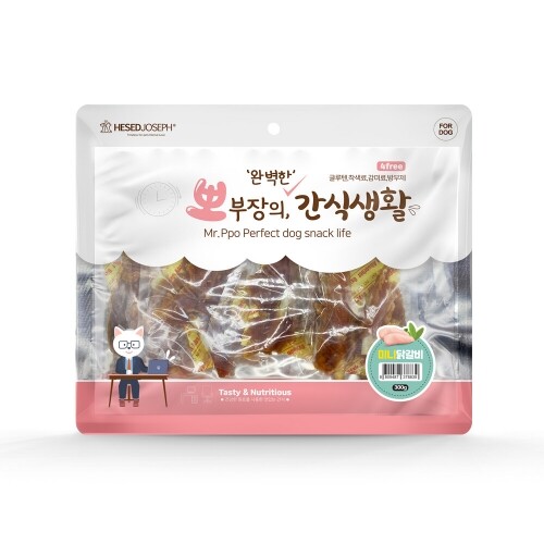 펫도매,뽀부장의 완벽한 간식생활 미니닭갈비300g