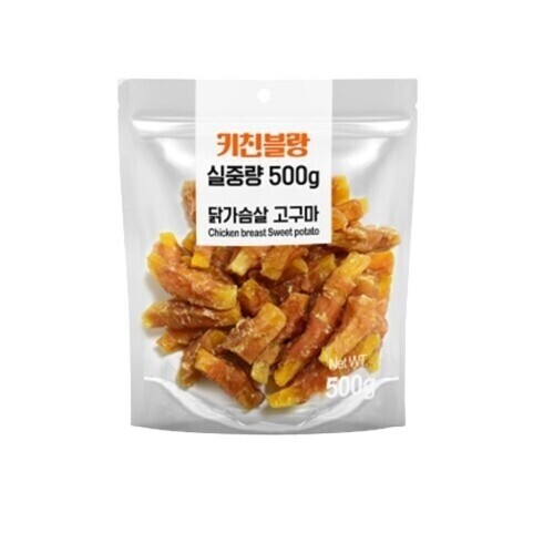 펫도매,키친블랑 닭가슴살 고구마 500g 1개