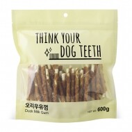 【매장】[Think your dog teeth] 오리딩고 우유껌 스틱 600g (6개 묶음)