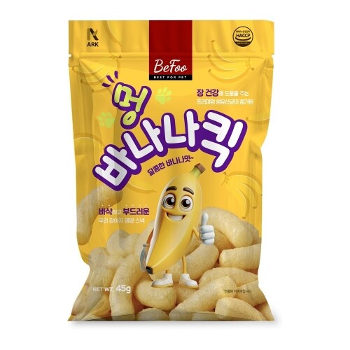 펫도매,[베푸] 멍 바나나킥 (45g)