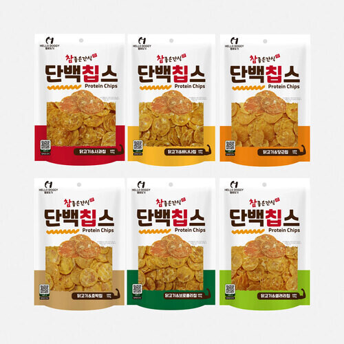 펫도매,참좋은간식 단백칩스(100g/닭+사과 칩)