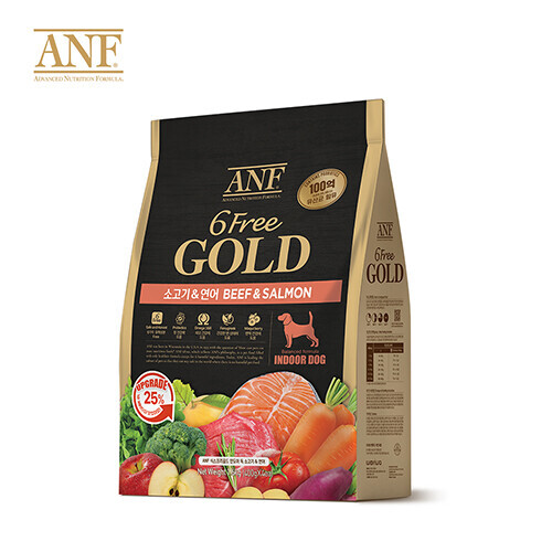 펫도매,ANF 6free Gold 독 소고기&연어3.6kg