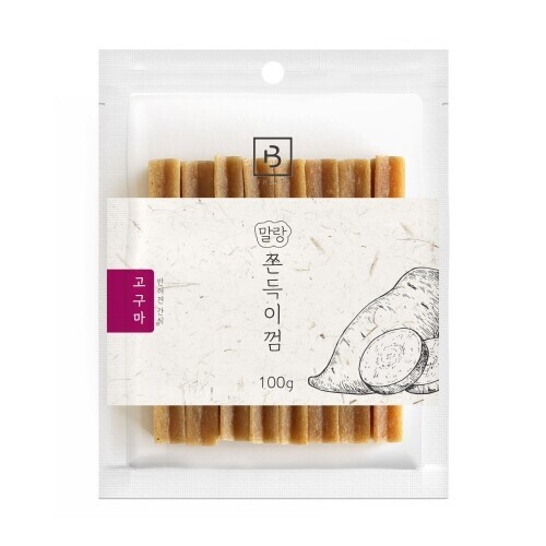 펫도매,[펫도매단독 / 1+1행사!] 브리더랩 말랑쫀득이껌(고구마)100g [40개+40개]