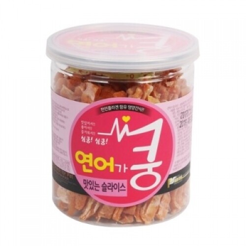 펫도매,연어가 쿵 맛있는 슬라이스 200g