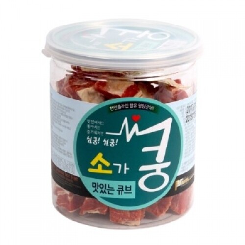 펫도매,소가 쿵 맛있는 큐브 200g