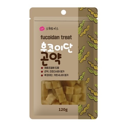 펫도매,스위트키스 진짜 후코이단 곤약 국산 져키 120g