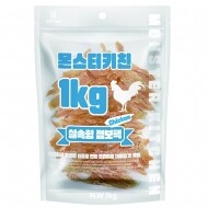 몬스터키친 대용량간식 실속형 점보팩 - 치킨숯불사사미1kg